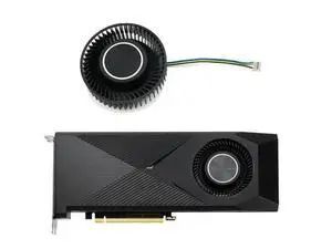 For ASUS RTX3070 3080 3090 Turbo CF7525U12D Public version Graphics Card Cooling Fan 78mm For ASUS RTX3070 3080 3090 Turbo CF7525U12D Public version Graphics Card Cooling Fan 78mm
