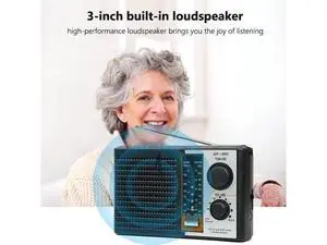 AM/FM/TV/SW World Receiver Speaker 3.5mm Jack 5 Bands Radio Receiver Powered Weather Stereo Radio Support TF Card U Disk AM/FM/TV/SW World Receiver Speaker 3.5mm Jack 5 Bands Radio Receiver Powered Weather Stereo Radio Support TF Card U Disk