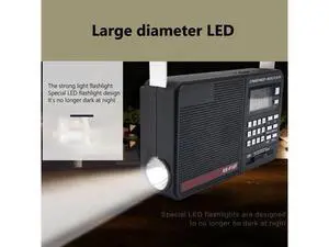 AM FM SW Handheld MP3 Player Digital Display 21 Full Band Radio Receiver LED Strong Flashlight USB Charging Support TF Card AM FM SW Handheld MP3 Player Digital Display 21 Full Band Radio Receiver LED Strong Flashlight USB Charging Support TF Card