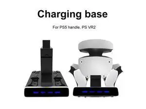 Controller Charger Professional Gamepad Charging Stand With Display Light Charging Station Storage Helmet Bracket for PS5 PS VR2 Controller Charger Professional Gamepad Charging Stand With Display Light Charging Station Storage Helmet Bracket for PS5 PS VR2
