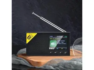 Portable Digital Radio Bluetooth-compatible 5.0 Stereo Portable for Home Office DAB FM Receiver Audio Broadcasting Player Portable Digital Radio Bluetooth-compatible 5.0 Stereo Portable for Home Office DAB FM Receiver Audio Broadcasting Player