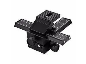 Pro 4 Way Magnesium Alloy Macro-Focusing Rail Slider Close-up Shooting Photography Tripod Head for DSLR Camera DROP SHIPPING Pro 4 Way Magnesium Alloy Macro-Focusing Rail Slider Close-up Shooting Photography Tripod Head for DSLR Camera DROP SHIPPING