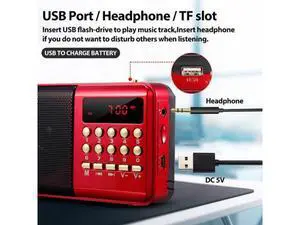 KK11 Mini Portable Radio Handheld Digital FM USB TF MP3 Player Speaker Rechargeable FM Radio For The Elderly KK11 Mini Portable Radio Handheld Digital FM USB TF MP3 Player Speaker Rechargeable FM Radio For The Elderly