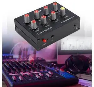 7 Band Digital Equalizer RCA Output Input Dual Channel Sound Equalizer Headphone Preamplifier 3.5mm Jack Aluminum Alloy DC5V-12V 7 Band Digital Equalizer RCA Output Input Dual Channel Sound Equalizer Headphone Preamplifier 3.5mm Jack Aluminum Alloy DC5V-12V
