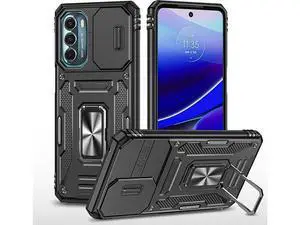 Rugged Case for Moto G Stylus 5G (2022) with Tempered Glass Screen Protector, Slide Camera Cover & Kickstand, Dual Layer Military Grade Protective Case compatitable with Magnetic Holder, Black Rugged Case for Moto G Stylus 5G (2022) with Tempered Glass Screen Protector, Slide Camera Cover & Kickstand, Dual Layer Military Grade Protective Case compatitable with Magnetic Holder, Black