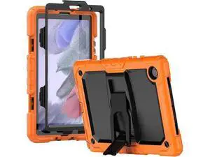 for Shockproof Galaxy Tab A7 Lite Case 2021 with Screen Protector/Built-in Stand for Galaxy A7 Lite Tablet Case 8.7 Inch Case Cover SM-T220 SM-T225 SM-T227, Orange for Shockproof Galaxy Tab A7 Lite Case 2021 with Screen Protector/Built-in Stand for Galaxy A7 Lite Tablet Case 8.7 Inch Case Cover SM-T220 SM-T225 SM-T227, Orange