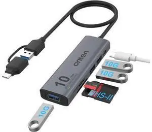 4 Port USB HUB, Onten USB 3.0 HUB, USB Splitter with 1.6 ft Cable 4*USB3.0 Port for Laptop MacBook Surface Pro and More USB Devices 4 Port USB HUB, Onten USB 3.0 HUB, USB Splitter with 1.6 ft Cable 4*USB3.0 Port for Laptop MacBook Surface Pro and More USB Devices
