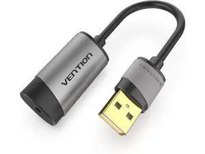 USB Sound Card, VENTION 3.5mm Sound Card External USB Audio Adapter Compatible with pc Windows 10, MAC, Linux, Laptops, Desktops, PS5 USB Sound Card, VENTION 3.5mm Sound Card External USB Audio Adapter Compatible with pc Windows 10, MAC, Linux, Laptops, Desktops, PS5