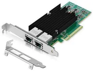 10Gb Dual LAN Base-T PCI-e Network Card, Intel X540 Controller, RIITOP 10Gbps Ethernet Adapter, 2 * 10Gbe RJ45 Port , Support Windows/Windows Server/Linux/Vmware/ESX 10Gb Dual LAN Base-T PCI-e Network Card, Intel X540 Controller, RIITOP 10Gbps Ethernet Adapter, 2 * 10Gbe RJ45 Port , Support Windows/Windows Server/Linux/Vmware/ESX