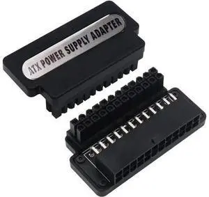 ATX 24-Pin Female to 24 Pin Male 90 Degree Angled Adapter Mainboard Motherboard Power Connectors for Desktop Power Cable PC Power Supply Cable ATX 24-Pin Female to 24 Pin Male 90 Degree Angled Adapter Mainboard Motherboard Power Connectors for Desktop Power Cable PC Power Supply Cable