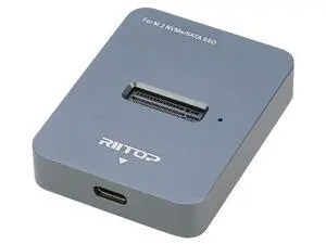 M.2 SATA and NVMe SSD to USB C Docking Station, RIITOP M.2 SSD to USB-C Reader Adapter for Both M.2 (M Key) NVMe SSD and (B+M Key) SATA-Based SSD Enclosure M.2 SATA and NVMe SSD to USB C Docking Station, RIITOP M.2 SSD to USB-C Reader Adapter for Both M.2 (M Key) NVMe SSD and (B+M Key) SATA-Based SSD Enclosure