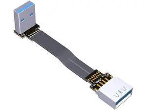 ADT-Link USB 3.0 Cable USB to USB Cable Type A Male to Male Extension Cable Super Speed HDD 90/270 Degree Angle Up/Down Angled (10cm,S4-S3R) ADT-Link USB 3.0 Cable USB to USB Cable Type A Male to Male Extension Cable Super Speed HDD 90/270 Degree Angle Up/Down Angled (10cm,S4-S3R)