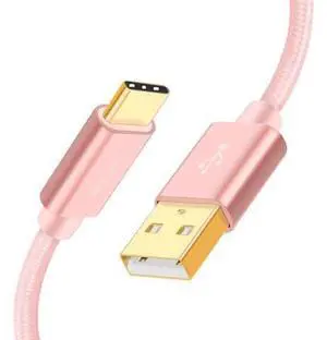 USB C Cable 10FT CableCreation USB A to USB C Cable Braided USB to C Cable Fast Charging Cable 3A 60W 480Mbps Data Compatible with MacBook Air Chromebook Pixel Galaxy S21 S20 S10, etc 3M Rose Gold USB C Cable 10FT CableCreation USB A to USB C Cable Braided USB to C Cable Fast Charging Cable 3A 60W 480Mbps Data Compatible with MacBook Air Chromebook Pixel Galaxy S21 S20 S10, etc 3M Rose Gold