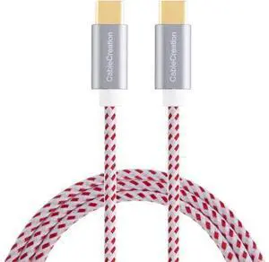 USB C Cable 10FT 60W USB C to USB C Fast Charging Cable USB Type-C to C Cable Braided 3A 60W 480Mbps Data for MacBook Pro Air iPad Air Pro S21/S20+/S20 Pixel 4/5 etc. 3m Red USB C Cable 10FT 60W USB C to USB C Fast Charging Cable USB Type-C to C Cable Braided 3A 60W 480Mbps Data for MacBook Pro Air iPad Air Pro S21/S20+/S20 Pixel 4/5 etc. 3m Red