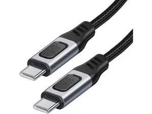 USB-C Type-C Male to USB-C Male USB 2.0 Version Data Cable Support E-Marker PD 100W for Laptop & Phone 1.0M USB-C Type-C Male to USB-C Male USB 2.0 Version Data Cable Support E-Marker PD 100W for Laptop & Phone 1.0M