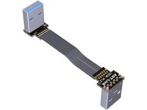ADT-Link USB 3.0 Cable USB to USB Cable Type A Male to Male Extension Cable Super Speed HDD 90/270 Degree Angle Up/Down Angled (30cm,S3-S3) ADT-Link USB 3.0 Cable USB to USB Cable Type A Male to Male Extension Cable Super Speed HDD 90/270 Degree Angle Up/Down Angled (30cm,S3-S3)