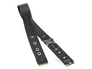 M.2 NVMe Extension Cable, NVMe Extender for Both M Key and B+M Key SSD in Size 2280/2260/2242/2230 Support PCIe 4.0 and SATA 6Gbps(1FT) M.2 NVMe Extension Cable, NVMe Extender for Both M Key and B+M Key SSD in Size 2280/2260/2242/2230 Support PCIe 4.0 and SATA 6Gbps(1FT)