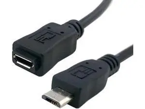 Micro USB 2.0 Type B 5Pin Male to Micro USB Female Extension Cable 1.64ft Full Pin Connected for Tablet & Phone & MHL & OTG Extension Micro USB 2.0 Type B 5Pin Male to Micro USB Female Extension Cable 1.64ft Full Pin Connected for Tablet & Phone & MHL & OTG Extension