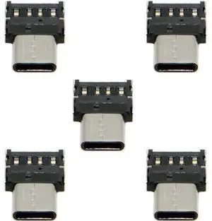 5pcs Ultra Mini Type-C USB-C to USB 2.0 OTG Adapter for Cell Phone Tablet & USB Cable & Flash Disk 5pcs Ultra Mini Type-C USB-C to USB 2.0 OTG Adapter for Cell Phone Tablet & USB Cable & Flash Disk