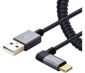 Coiled USB C Cable 4FT CableCreation Coiled Angled USB A to USB C Cable USB to C Fast Charging Cable 3A 480Mbps Data Stretched 0.6-4 FT for Car Charger Pixel Galaxy S21 S20 Pixel 5/4/3 1.2m Black Coiled USB C Cable 4FT CableCreation Coiled Angled USB A to USB C Cable USB to C Fast Charging Cable 3A 480Mbps Data Stretched 0.6-4 FT for Car Charger Pixel Galaxy S21 S20 Pixel 5/4/3 1.2m Black
