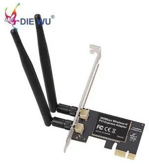 PCI-e 300M Wireless WIFI adapter network LAN card for Realtek 8192CE WiFi Receiver 2DB Wifi Antenna PCI-e 300M Wireless WIFI adapter network LAN card for Realtek 8192CE WiFi Receiver 2DB Wifi Antenna