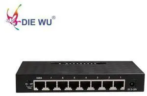 High Performance Ethernet Smart Switch 8 Ports 10/ 100 /1000 Mbps Gigabit Ethernet Network Switch Lan Hub High Performance Ethernet Smart Switch 8 Ports 10/ 100 /1000 Mbps Gigabit Ethernet Network Switch Lan Hub