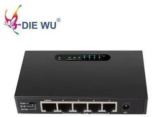 5 Port 10/100Mpbs POE Switch 4 POE Port and 1 Uplink Ethernet Support Extend 250m 52V network switch 5 Port 10/100Mpbs POE Switch 4 POE Port and 1 Uplink Ethernet Support Extend 250m 52V network switch