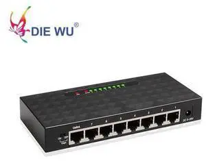 8 Ports 10/ 100 /1000 Mbps Gigabit Ethernet Network Switch High Performance VLAN Ethernet Smart Switch 8 Ports 10/ 100 /1000 Mbps Gigabit Ethernet Network Switch High Performance VLAN Ethernet Smart Switch