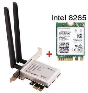 Dual Band 1200Mbps PCI-E Wireless Wifi Adapter Intel 8265 8265NGW 802.11ac Bluetooth 4.2 Wifi Network Card For Desktop PC Dual Band 1200Mbps PCI-E Wireless Wifi Adapter Intel 8265 8265NGW 802.11ac Bluetooth 4.2 Wifi Network Card For Desktop PC