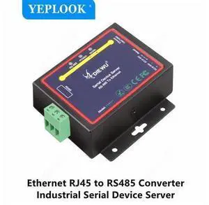 Ethernet RJ45 to RS485 Converter Industrial Grade Serial Device Server Ethernet LAN Converter Adapter Support TCP/RTU/UDP Modes Ethernet RJ45 to RS485 Converter Industrial Grade Serial Device Server Ethernet LAN Converter Adapter Support TCP/RTU/UDP Modes