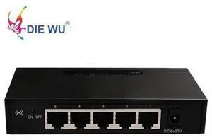 5 Ports RJ45 10/100Mbps Network Switch Hub Desktop LAN Hub Switch Full Half duplex Exchange 5 Ports RJ45 10/100Mbps Network Switch Hub Desktop LAN Hub Switch Full Half duplex Exchange