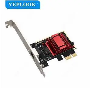 PCIe Single RJ45 2500Mbps 2.5G Gigabit Desktop PC Game Wifi Card 10/100/1000Mbps Computer Network Adapter RTL8125 Chipset TXA092 PCIe Single RJ45 2500Mbps 2.5G Gigabit Desktop PC Game Wifi Card 10/100/1000Mbps Computer Network Adapter RTL8125 Chipset TXA092