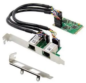 Mini PCIE Dual RJ45 10/100/1000Mbps Gigabit Ethernet Card Nic RTL8111F Plug and Play Mini PCIE Dual RJ45 10/100/1000Mbps Gigabit Ethernet Card Nic RTL8111F Plug and Play