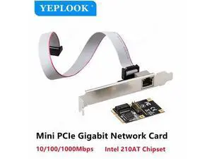 Mini PCI-E 1x RJ45 10/100/1000Mbps Gigabit High Speed Fast Ethernet Network Card Intel 210AT Chipset Stable for Desktop Mini PCI-E 1x RJ45 10/100/1000Mbps Gigabit High Speed Fast Ethernet Network Card Intel 210AT Chipset Stable for Desktop