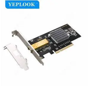 PCIe 2.0 8X 10Gbps 10000Mbps 10 Gigabit Fiber Network Adapter Lan Card SFP+ Module Intel 82599 Chipset for Server Workstation PCIe 2.0 8X 10Gbps 10000Mbps 10 Gigabit Fiber Network Adapter Lan Card SFP+ Module Intel 82599 Chipset for Server Workstation