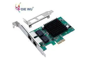 Intel82575 Dual Port RJ45 Port NIC 10/100/1000 Gigabit PCI Express pcie x1 Network Server Adapter Cards TXA020 Intel82575 Dual Port RJ45 Port NIC 10/100/1000 Gigabit PCI Express pcie x1 Network Server Adapter Cards TXA020