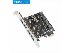 4 Ports USB3.0 PCIe X1 X4 X8 X16 Expansion Card PCI-E to External 4 Ports USB3.0 NEC D720201 Independent Power Supply 5Gbps 4*2A 4 Ports USB3.0 PCIe X1 X4 X8 X16 Expansion Card PCI-E to External 4 Ports USB3.0 NEC D720201 Independent Power Supply 5Gbps 4*2A