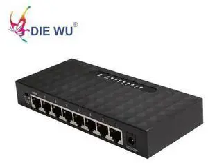 Network Switch 8 Ports 10/100Mbps Fast Ethernet Switch RJ45 Lan Hub with Vlan support SOHO switch Plug and Play Network Switch 8 Ports 10/100Mbps Fast Ethernet Switch RJ45 Lan Hub with Vlan support SOHO switch Plug and Play