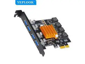 4 Port USB3.0 PCI-E Expansion Card 5Gbps USB3.0 Adapter Controller Card NEC 2A Independent Power Supply No Need External Power 4 Port USB3.0 PCI-E Expansion Card 5Gbps USB3.0 Adapter Controller Card NEC 2A Independent Power Supply No Need External Power