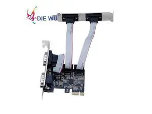 PCI-E 1X to 4 ports Serial add on card Multi RS232 DB9 COM Serial Expansion I/O riser card TXB077 PCI-E 1X to 4 ports Serial add on card Multi RS232 DB9 COM Serial Expansion I/O riser card TXB077