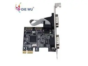 PCI Express I/O card Dual Serial DB9 RS232 COM 2 Ports Controller Adapter riser Card Expansion card TXB068 PCI Express I/O card Dual Serial DB9 RS232 COM 2 Ports Controller Adapter riser Card Expansion card TXB068