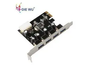 4 Ports USB3.0 Riser card for VL805 PCIe X1 to 4 ports USB3.0 4 pin power add on card TXB048 4 Ports USB3.0 Riser card for VL805 PCIe X1 to 4 ports USB3.0 4 pin power add on card TXB048