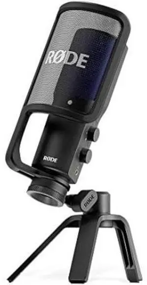 RØDE NT-USB+ Professional-Grade USB Condenser Microphone For Recording Studio Quality Audio Directly To A Computer Or Mobile Device, Black RØDE NT-USB+ Professional-Grade USB Condenser Microphone For Recording Studio Quality Audio Directly To A Computer Or Mobile Device, Black