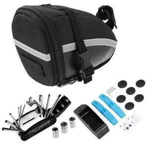 Bike Repair Tool Kits Bicycle Saddle Bag Cycling Seat Pack 16 in 1 Multi Function Repair Tool Kit Bike Repair Tool Kits Bicycle Saddle Bag Cycling Seat Pack 16 in 1 Multi Function Repair Tool Kit