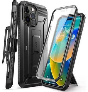 Unicorn Beetle Pro Case for iPhone 14 Pro 6.1", with Built-in Screen Protector & Kickstand & Belt-Clip Heavy Duty Rugged Case (Black) Unicorn Beetle Pro Case for iPhone 14 Pro 6.1", with Built-in Screen Protector & Kickstand & Belt-Clip Heavy Duty Rugged Case (Black)