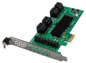 8 Port Sata 3 PCI Express Expansion Card PCI-E Sata Controller PCIe 1X to Sata III 6Gb Adapter Add On Cards For HDD SSD 8 Port Sata 3 PCI Express Expansion Card PCI-E Sata Controller PCIe 1X to Sata III 6Gb Adapter Add On Cards For HDD SSD