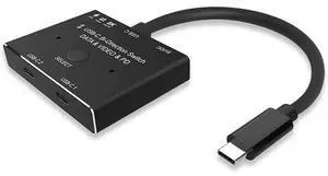 Type C USB-C Two Way Switch 8k 60Hz 10Gbps Bi-Direction KVM Switch Split Converter for Multiple Source Displays USB c switcher 2 Computers 2 Monitors hub for Docking Station kvm Selector Type C USB-C Two Way Switch 8k 60Hz 10Gbps Bi-Direction KVM Switch Split Converter for Multiple Source Displays USB c switcher 2 Computers 2 Monitors hub for Docking Station kvm Selector