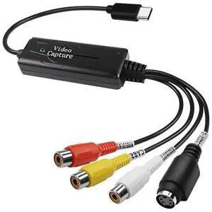 For RCA AV to USB C Converter Video Capture Card Adapter 1 Channel AV NTSC PAL Video S Video/Composite to USB Converter For RCA AV to USB C Converter Video Capture Card Adapter 1 Channel AV NTSC PAL Video S Video/Composite to USB Converter
