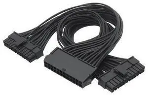 Dual PSU Power Supply 24 pin ATX Motherboard Splitter Cable ATX Motherboard Extension Cable PSU Female to Male Y Adapter Cable Dual PSU Power Supply 24 pin ATX Motherboard Splitter Cable ATX Motherboard Extension Cable PSU Female to Male Y Adapter Cable