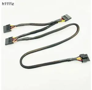 Black Sleeved 5Pin to 3*SATA Modular Power Supply Cables Adapter PSU SATA Power Cable for OCZ ZT/GreatWall 88CM Black Sleeved 5Pin to 3*SATA Modular Power Supply Cables Adapter PSU SATA Power Cable for OCZ ZT/GreatWall 88CM